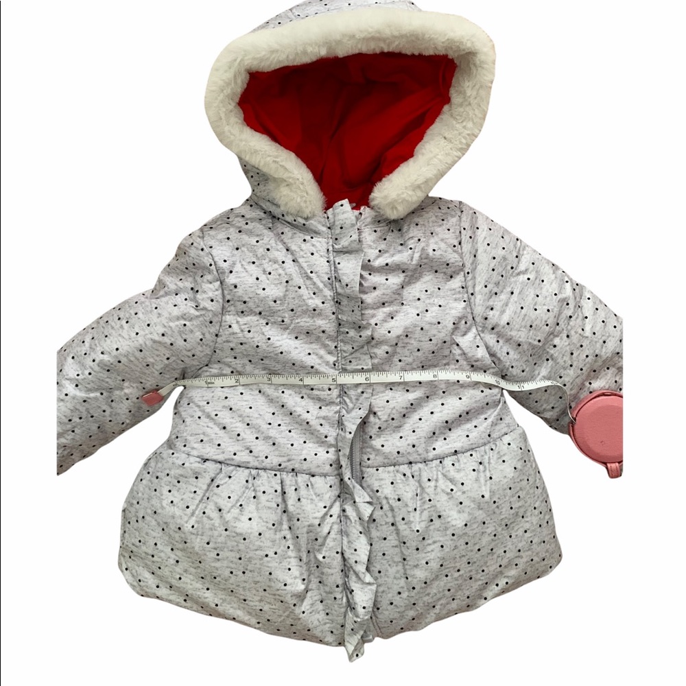 NWOT Mayoral reversible puffer coat w/hood 4-6 mos - Picture 7 of 15